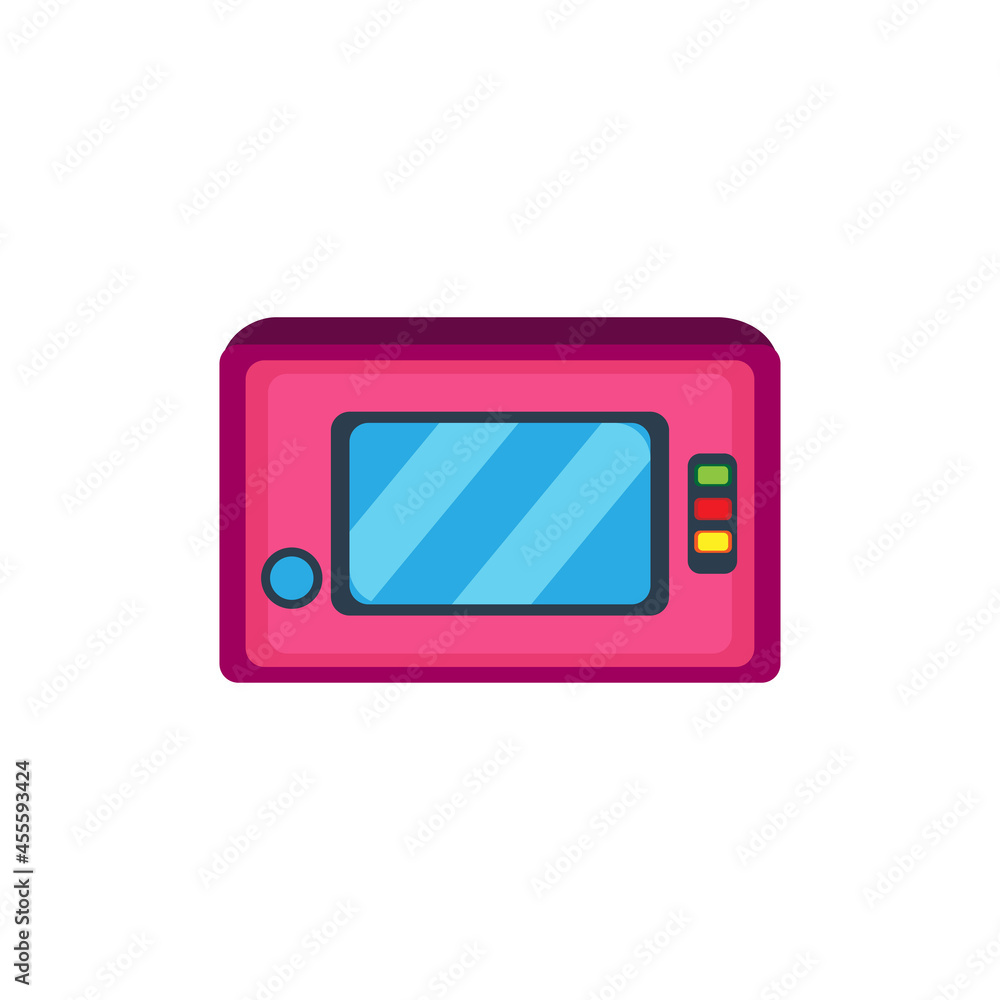 Isolated joystick with buttons and a screen Vector Isolated joystick with buttons and a screen Vector