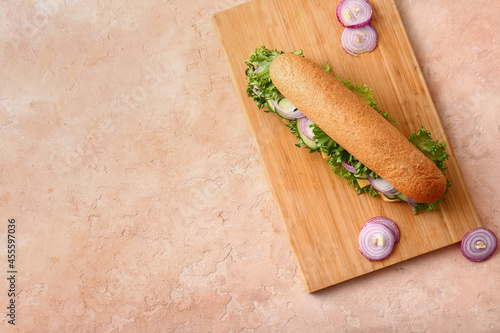 Freshly prepared submarine ...