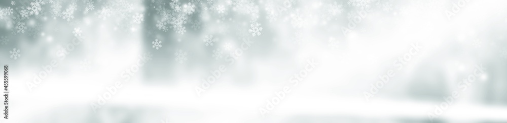 Fototapeta premium white blur abstract background. bokeh christmas blurred beautiful shiny Christmas lights