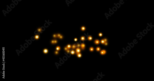 Glowing Light Stock Image In Black Background