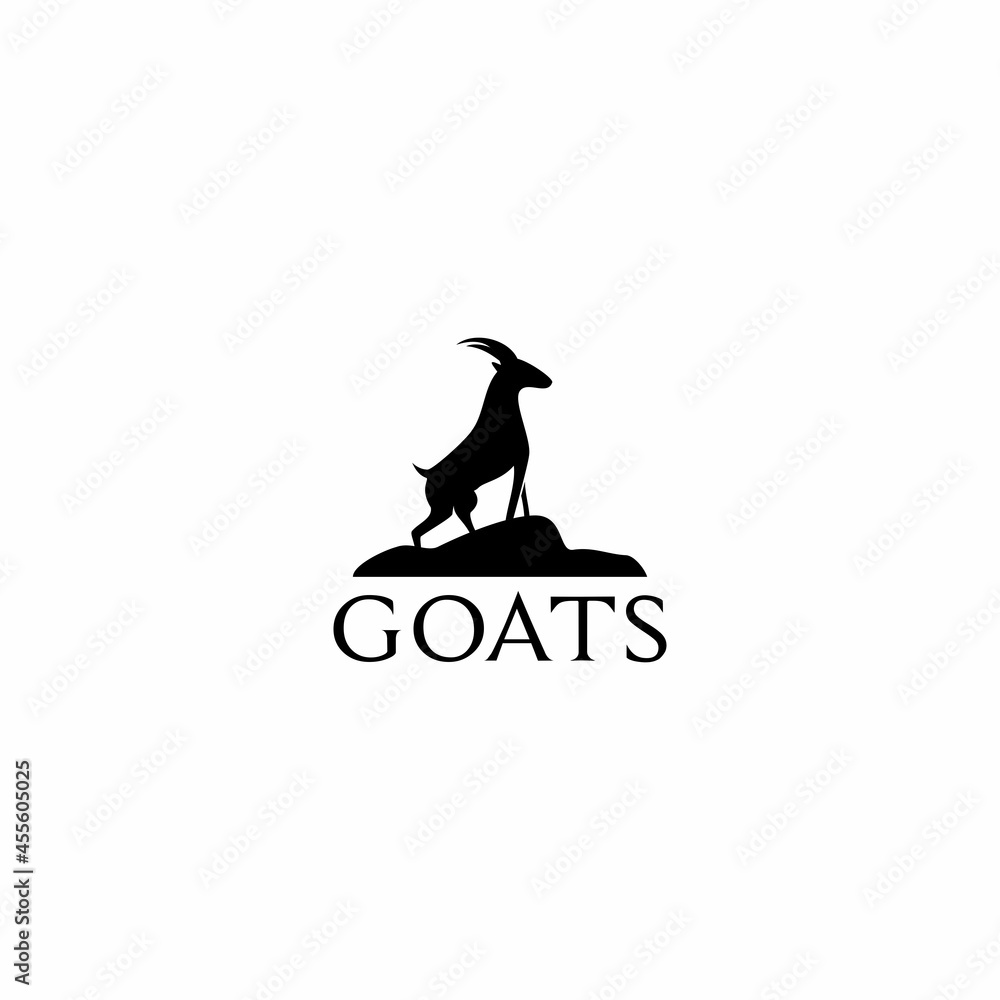 Goat Logo Template vector Goat Logo Template vector