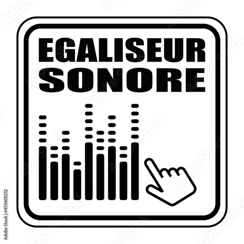 Logo égaliseur sonore.