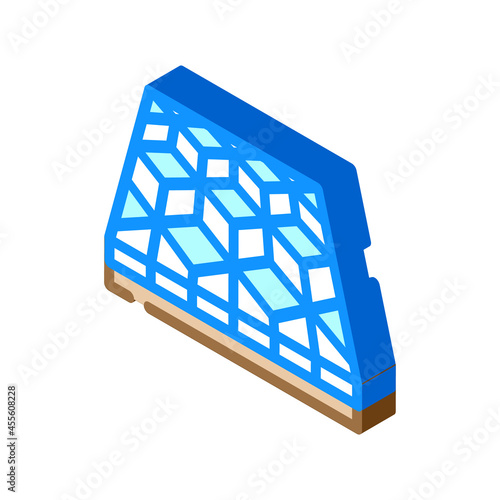 mosaic floor isometric icon vector. mosaic floor sign. isolated symbol illustration