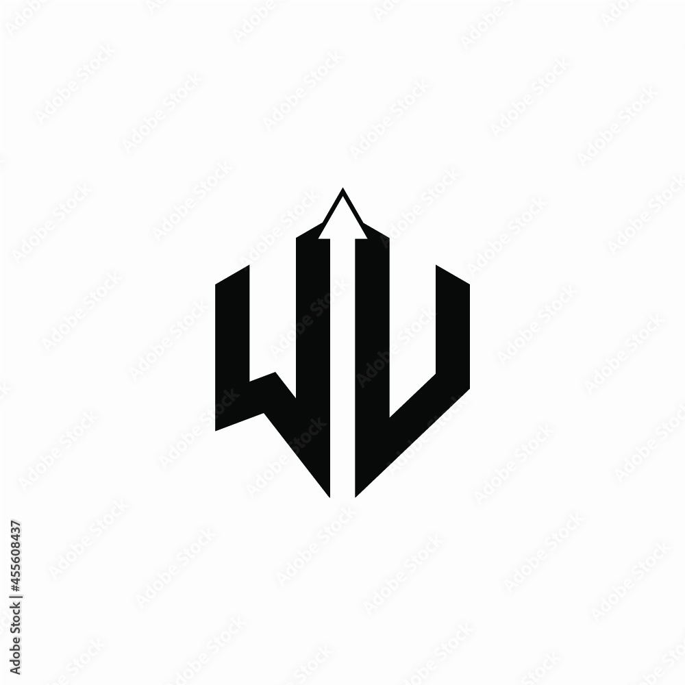 WV Arrow logo vector image WV Arrow logo vector image