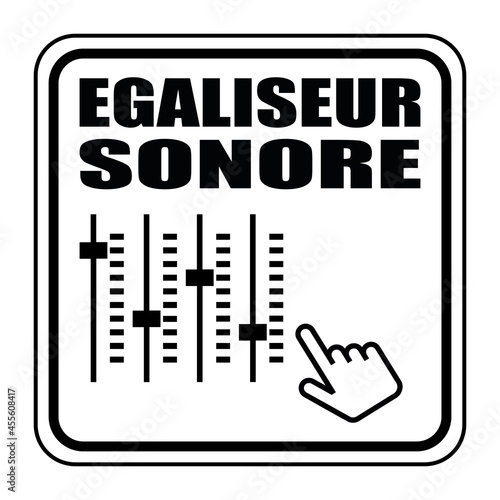 Logo égaliseur sonore.