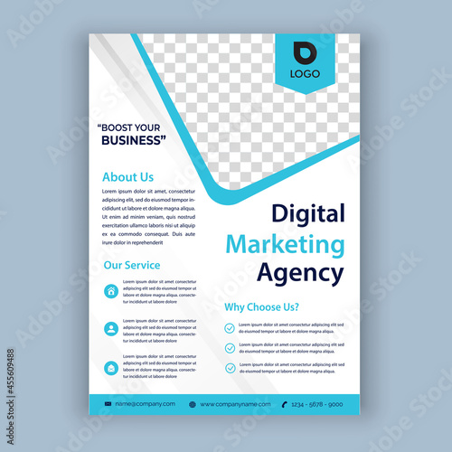business marketing flyer promotion template