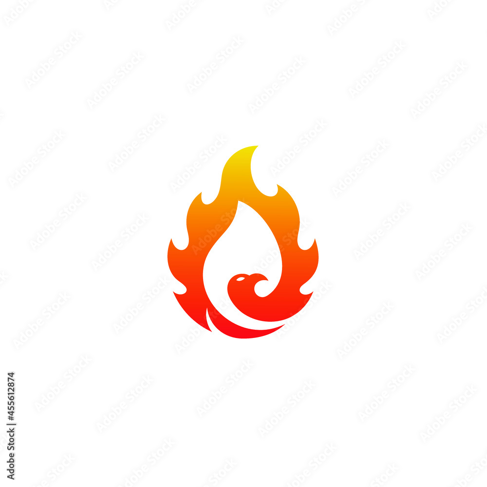 Flying Fire Bird Vector Logo Design Template Phoenix Eagle Falcon Flying Fire Bird Vector Logo Design Template Phoenix Eagle Falcon