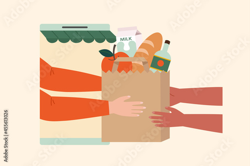 Home delivery for grocery shopping