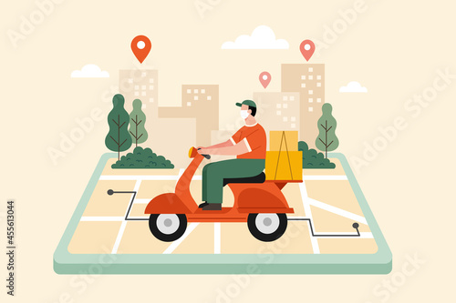 Express delivery service app