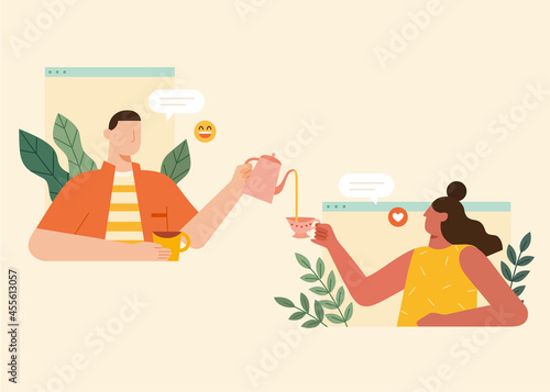 Online high tea party