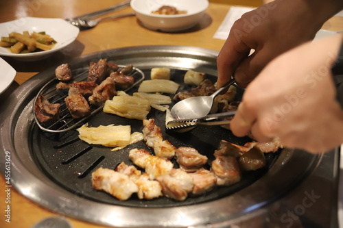 yummy Korean BBQ grilled pork