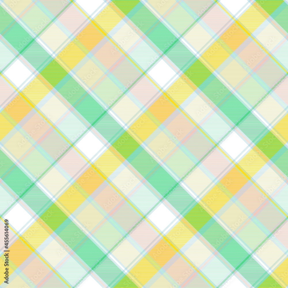 Rainbow Pastel Diagonal Plaid Tartan textured Seamless Pattern Design Rainbow Pastel Diagonal Plaid Tartan textured Seamless Pattern Design