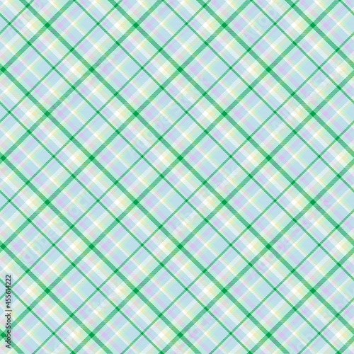 Rainbow Pastel Diagonal Plaid Tartan textured Seamless Pattern Design