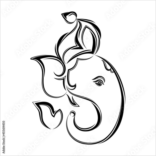 Ganesha Pen Ink Style M_2109039