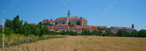 The historical town of Mikulov in south Moravia
