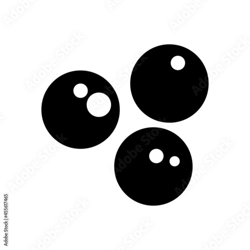 Bacteria, Microbes and Viruses Icons Vector