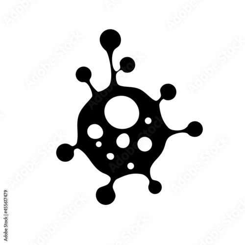 Bacteria, Microbes and Viruses Icons Vector