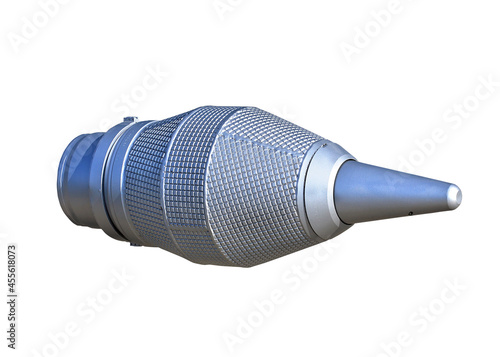 Large caliber unguided aircraft missile (detail)
