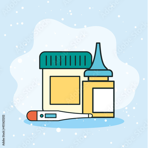 thermometer and drugs