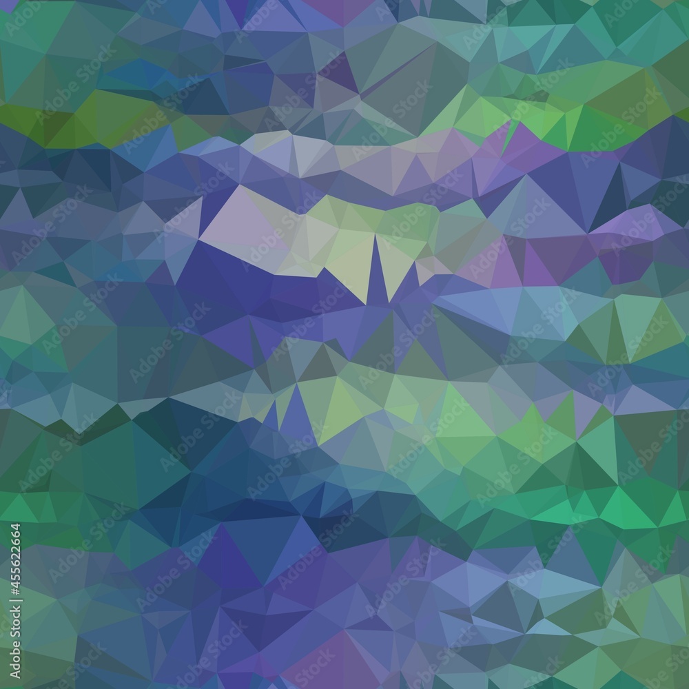 Fototapeta premium Seamless triangle pattern for surface pattern and print. High quality illustration. Colored stripes vivid trendy gradient swatch. Funky hipster contemporary graphic tile for background or textile.