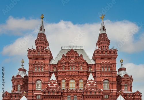 State historical museum on the Red Square in Moscow, Russia