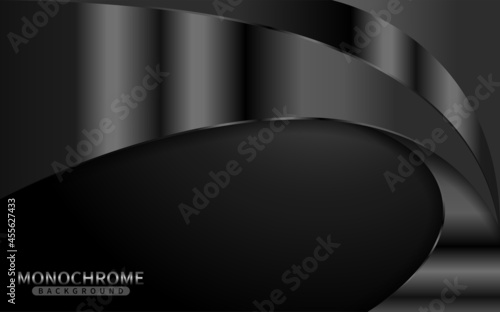 Dark Monochrome Background with Shinny Lines Combination.