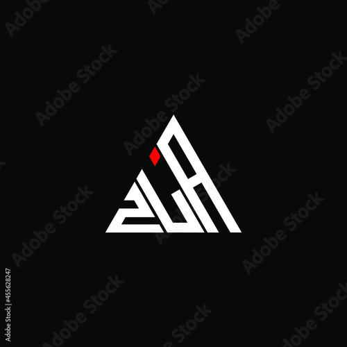 ZLA letter logo creative design. ZLA unique design
