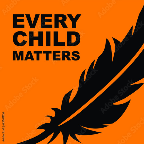 Every Child Matters Logo. Fear or Quills Symbol. Vector Illustration Icon.