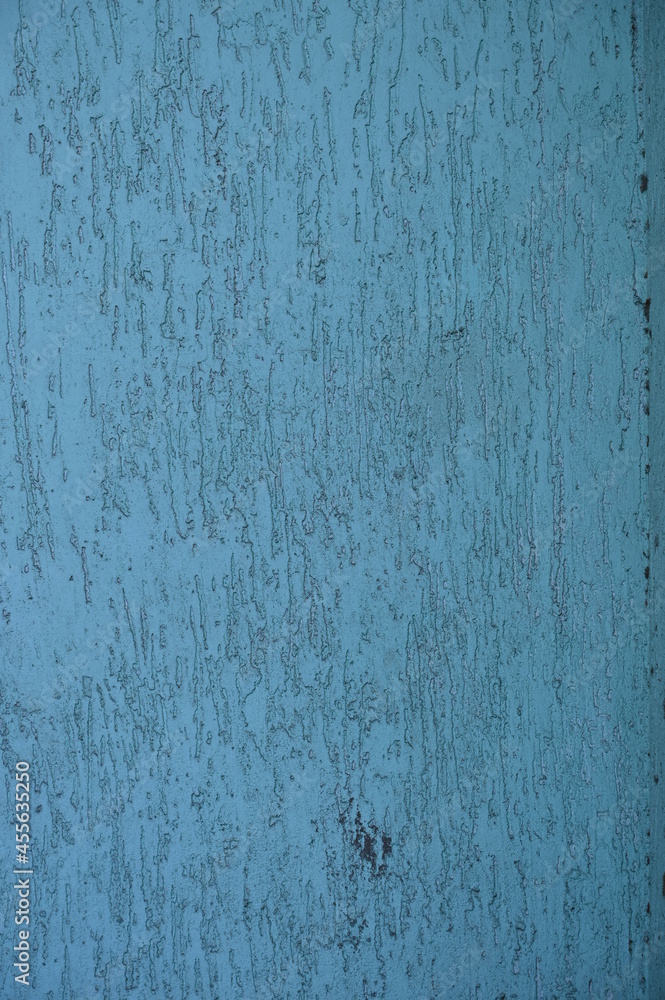 blue painted wall