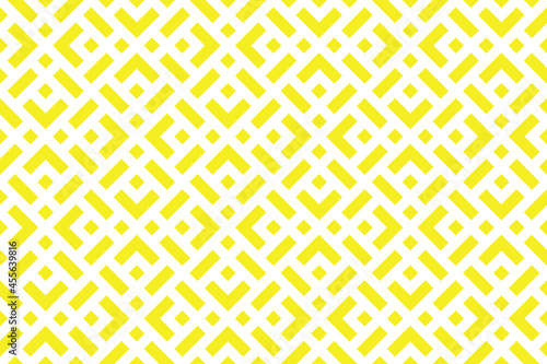 Abstract geometric pattern. A seamless vector background. White and yellow ornament. Graphic modern pattern. Simple lattice graphic design