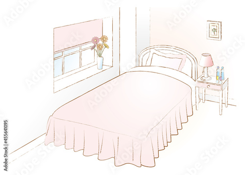 寝室のベクターイラスト