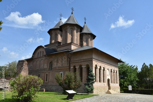 church and Ruins of Curtea Domneasca ,Targoviste, Romania,2017,may photo