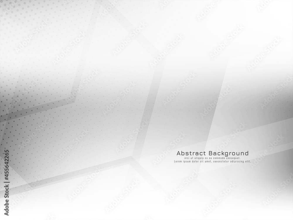 Abstract geometric hexagon style concept white background Abstract geometric hexagon style concept white background