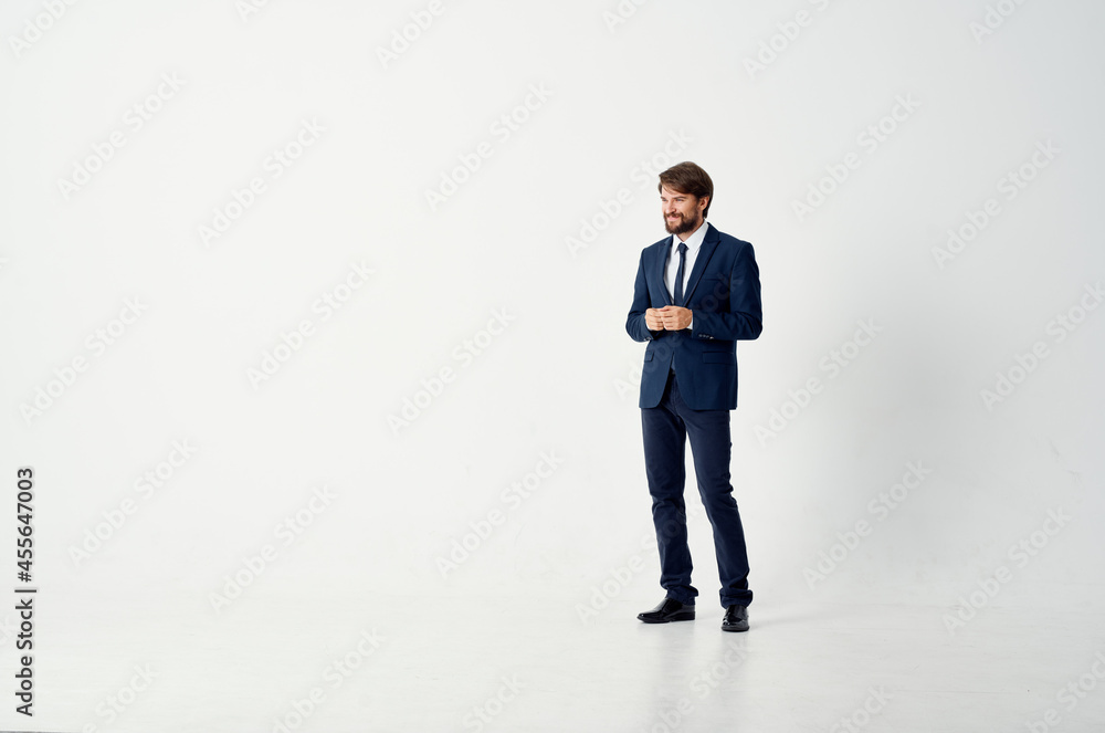 businessmen posing executive light background businessmen posing executive light background