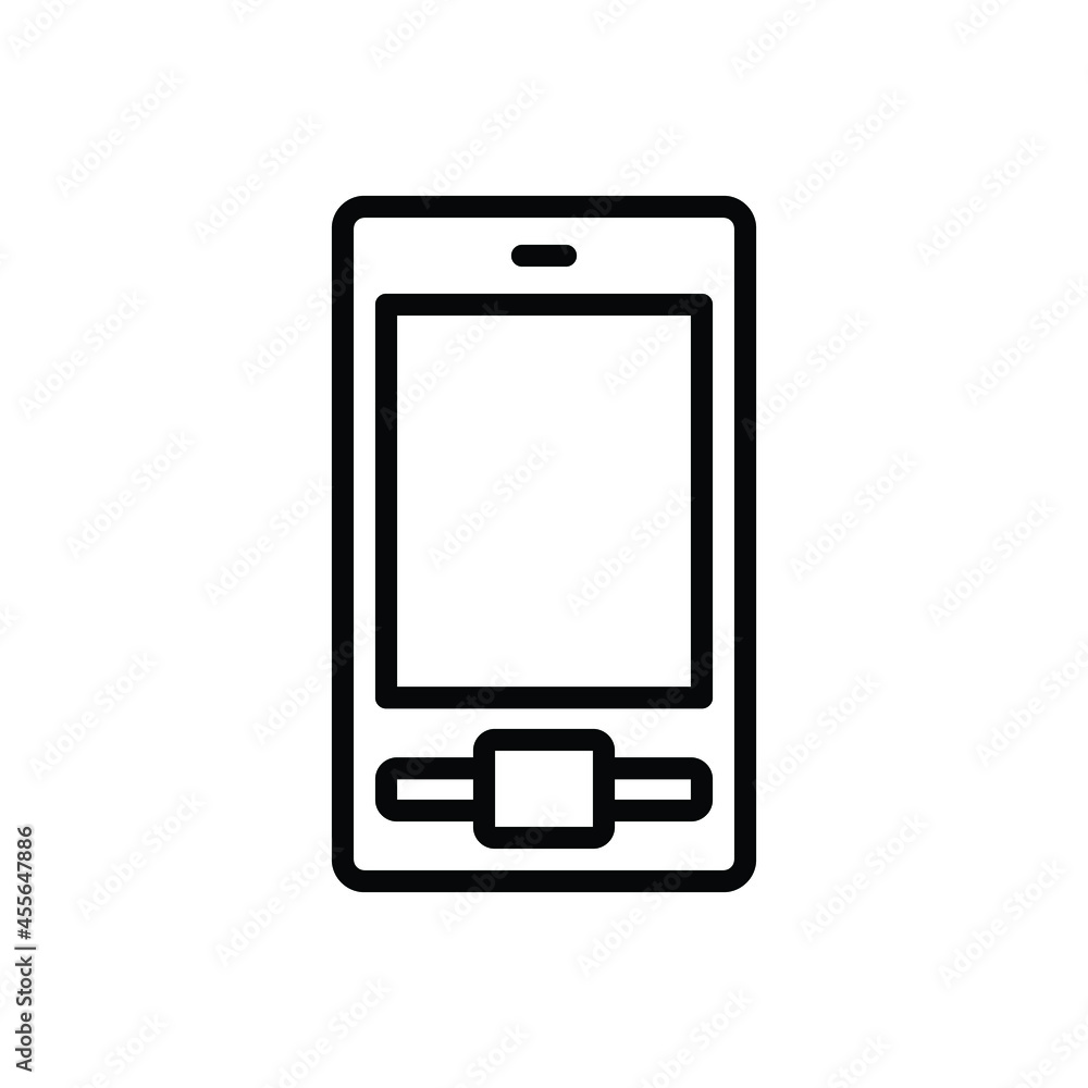 Black line icon for ipaq Black line icon for ipaq