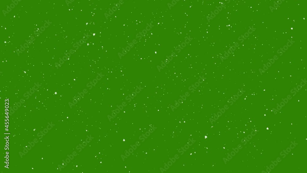 Snow falling on green screen background Snow falling on green screen background