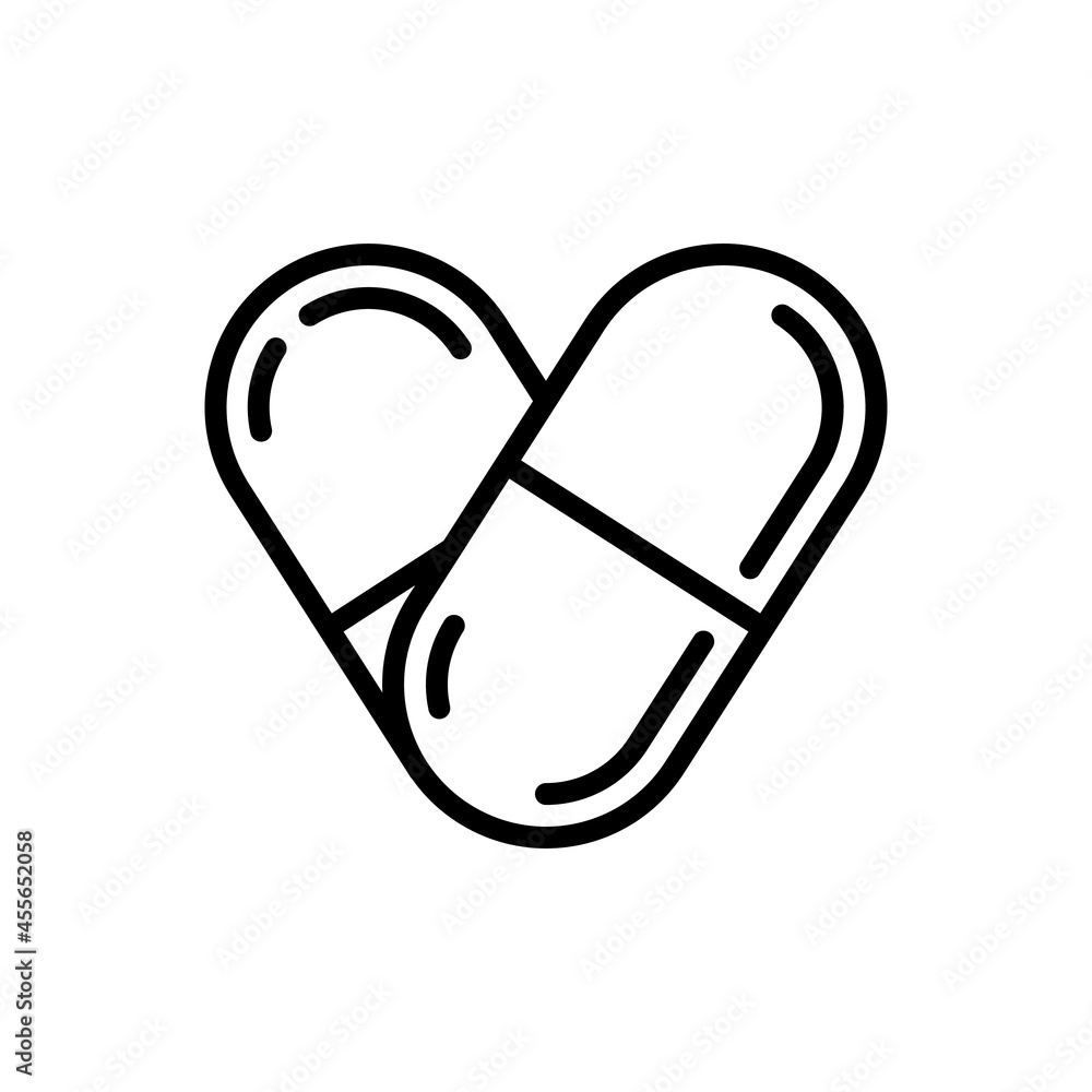 Pills icon vector. antibiotic illustration sign. medicines symbol. drug logo. medicine mark. Pills icon vector. antibiotic illustration sign. medicines symbol. drug logo. medicine mark.