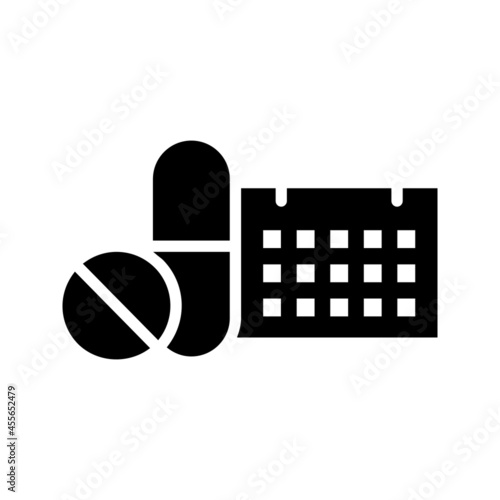Pills icon vector. antibiotic illustration sign. medicines symbol. drug logo. medicine mark.