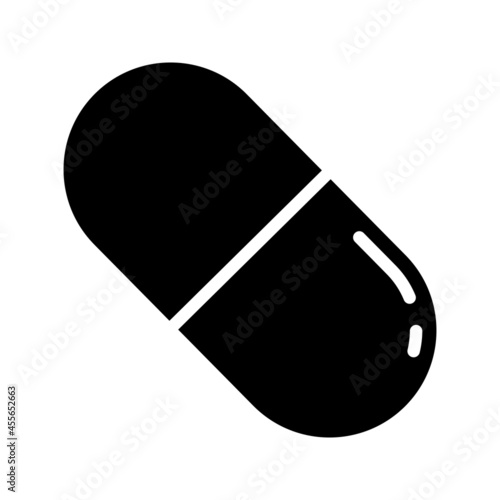 Pills icon vector. antibiotic illustration sign. medicines symbol. drug logo. medicine mark.