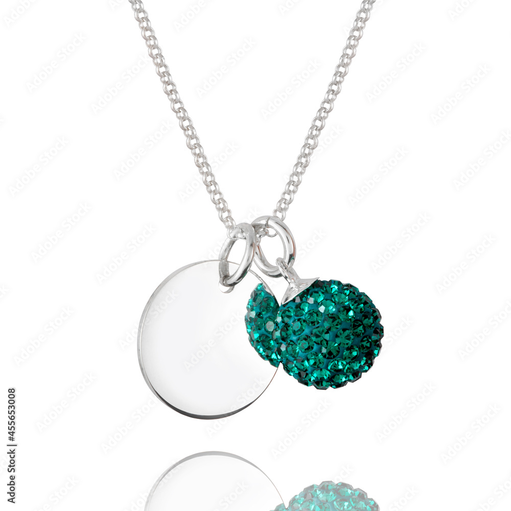Fototapeta premium Schmuck, Kette, Freisteller