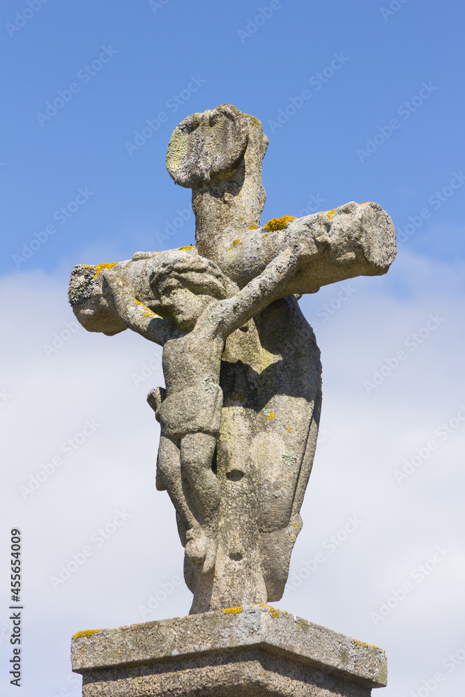 Religious figures of stones