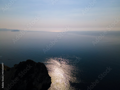 sunset over the sea
