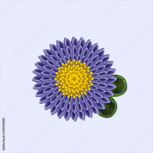 つまみ細工で作られた花のグラフィックとベクター背景