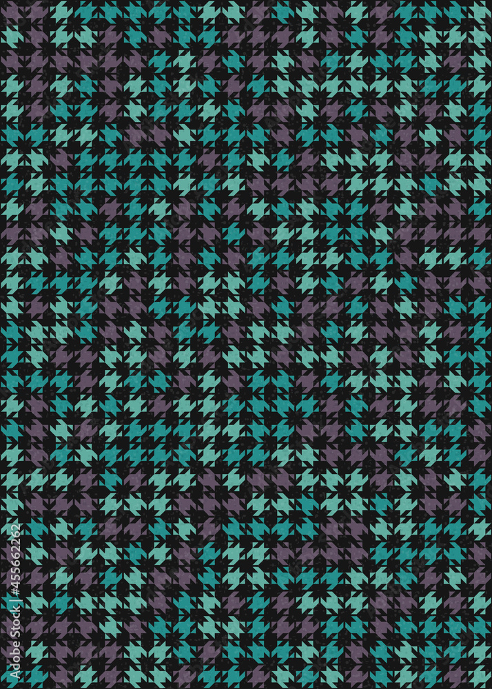 Fototapeta premium Abstract Geometric Pattern generative computational art illustration