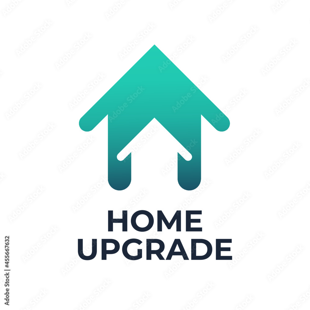 House home upgrade logo House home upgrade logo