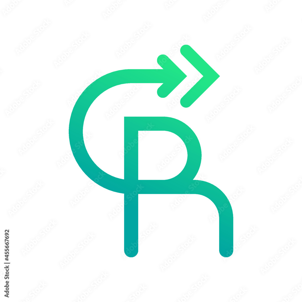 R letter logo design R letter logo design