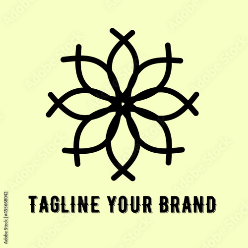 flower design logo