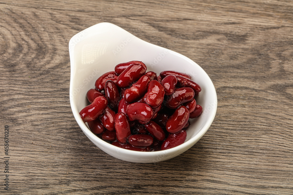 Canned red Kidney in the bowl Canned red Kidney in the bowl