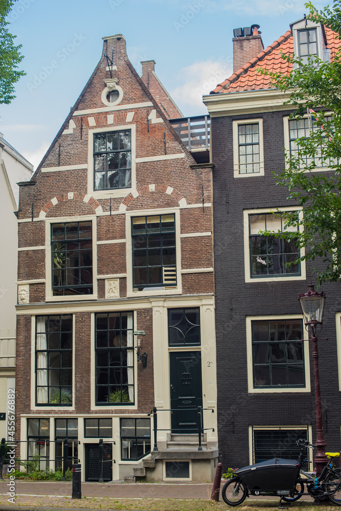 old houses in Amsterdam 