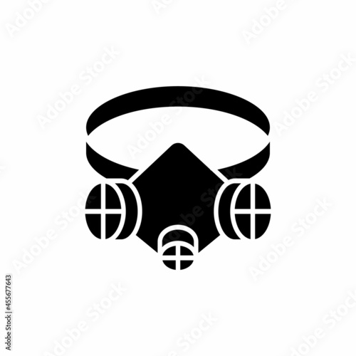 Respirator icon in vector. Logotype